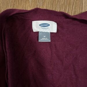 Old Navy Deep maroon cardigan
